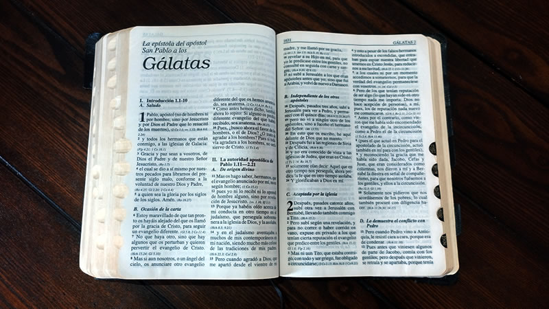 Estudio Béblico, Libro de Galatas